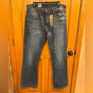 NWT Levi's 527 Slim Bootcut Fit Denim Blue Jeans 36x34 Western Country 2018 Mens